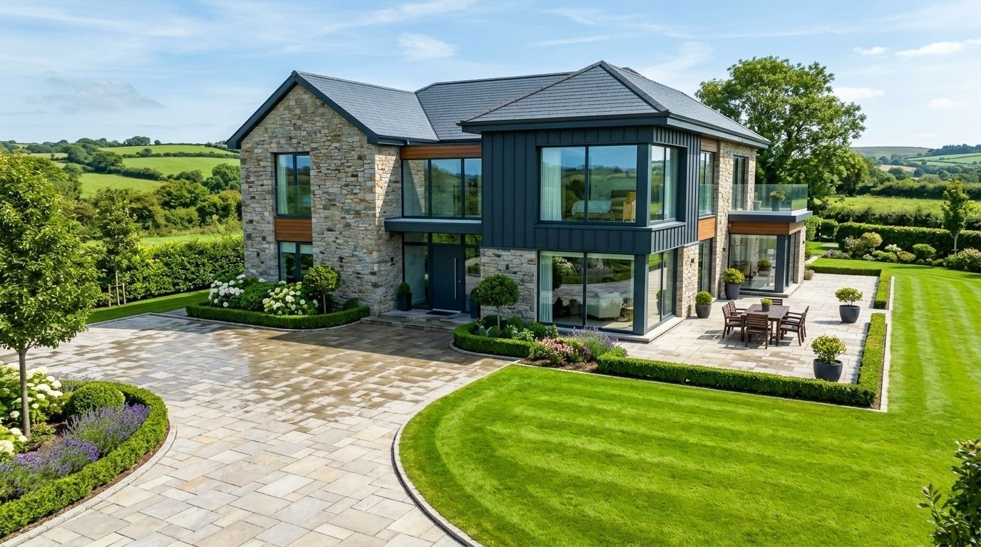 Clean patio, roof, windows and garden after BD Premium Property Care